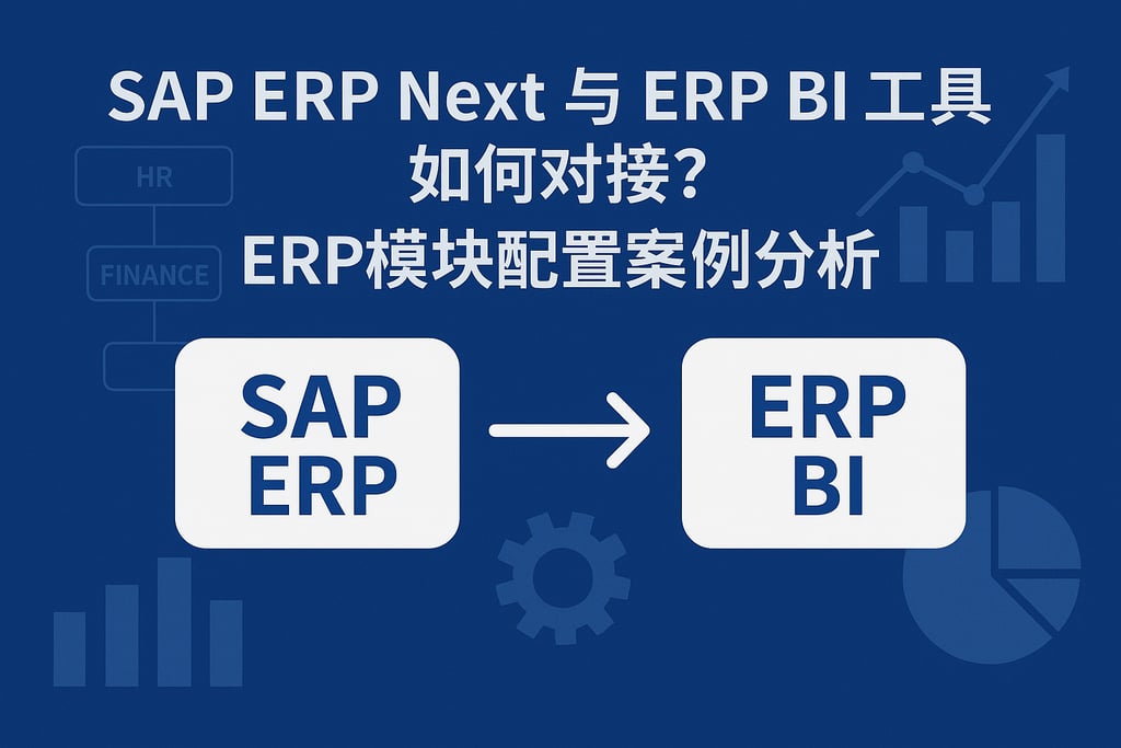 SAP ERP Next与ERP BI工具如何对接？ERP模块配置案例分析